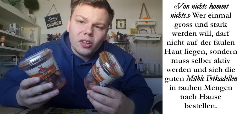 Von nichts kommt nichts!